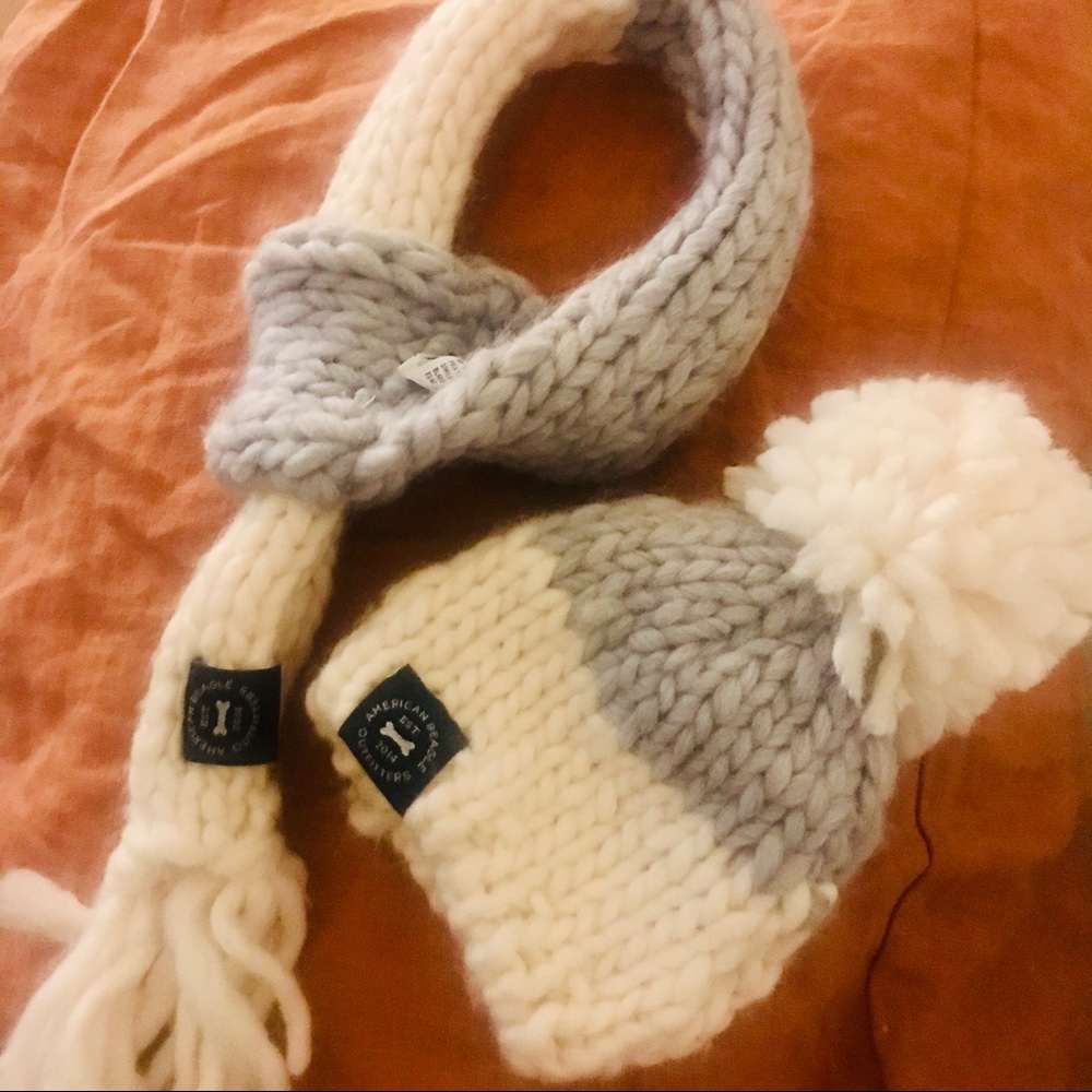 🐶❄️American Beagle Outfitters Winter Hat & Scarf